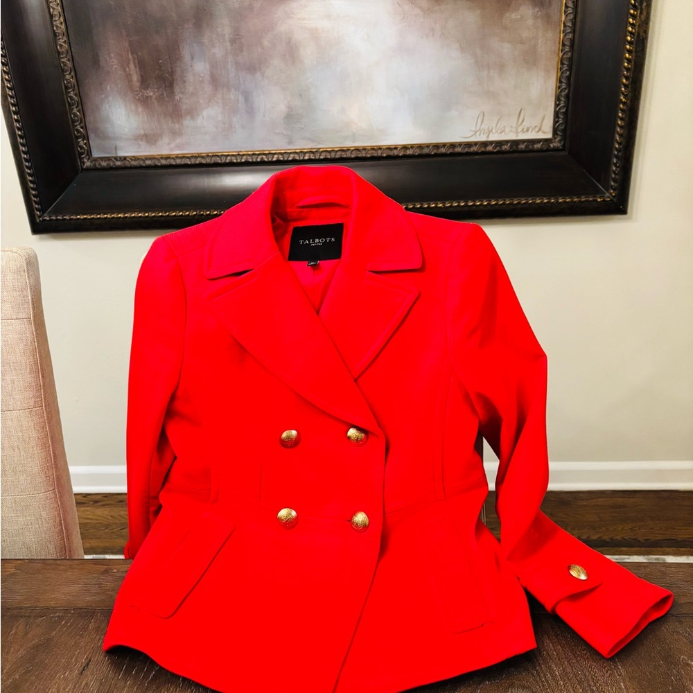 Talbots Double Breasted Pea Coat - image 8